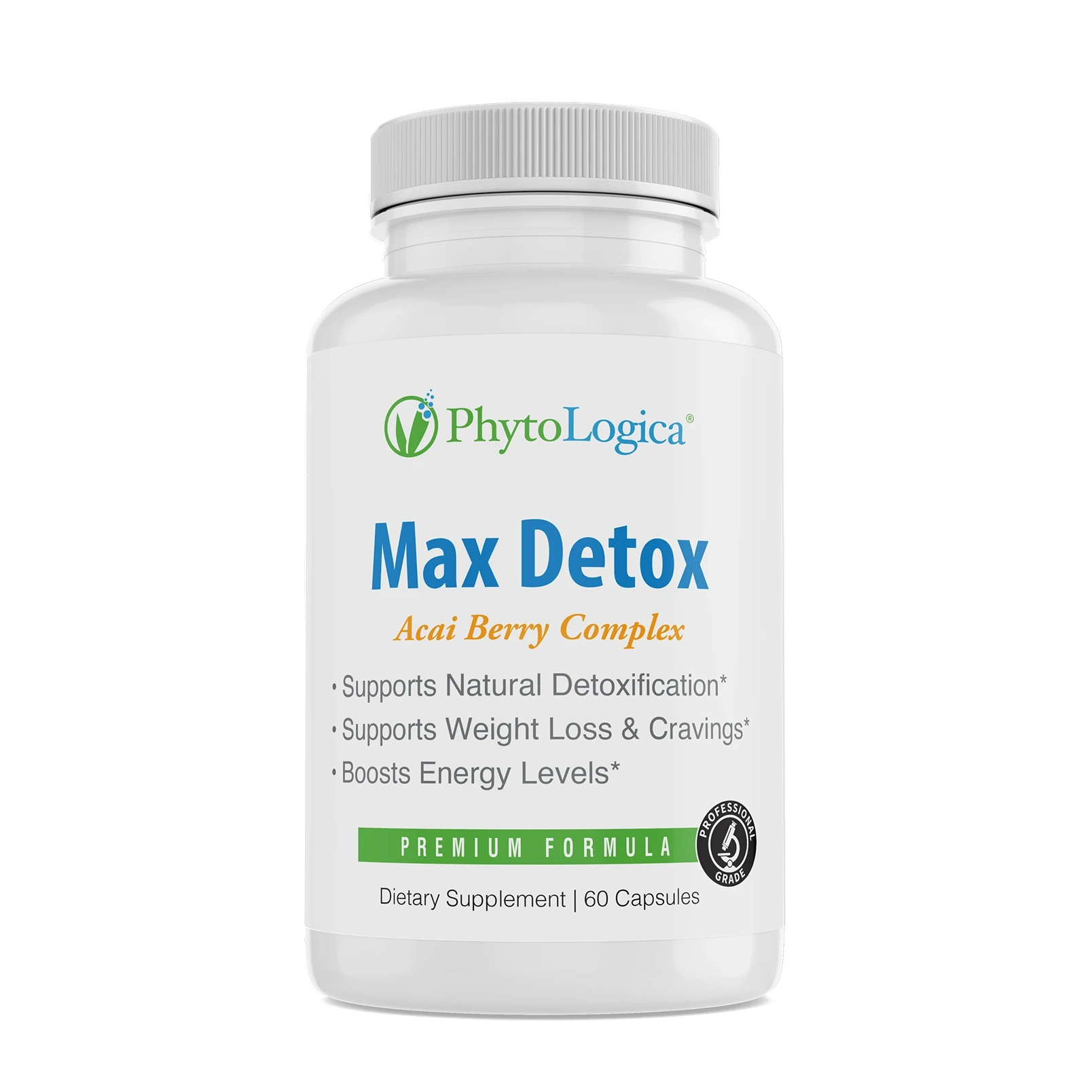 Phytologica Acai Berry Detox Max Supplements Bottle
