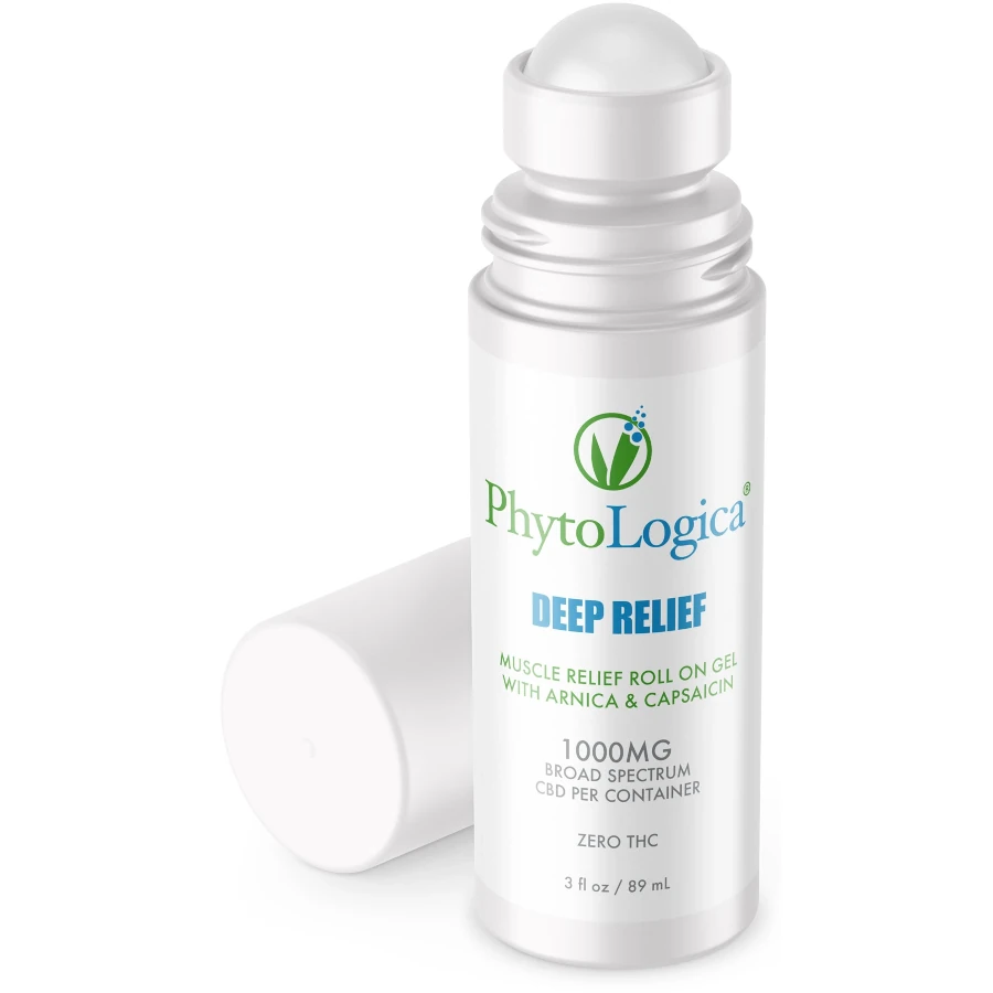 Phytologica PCR Hemp Oil Roll-on for Deep Relief 1000mg Bottle